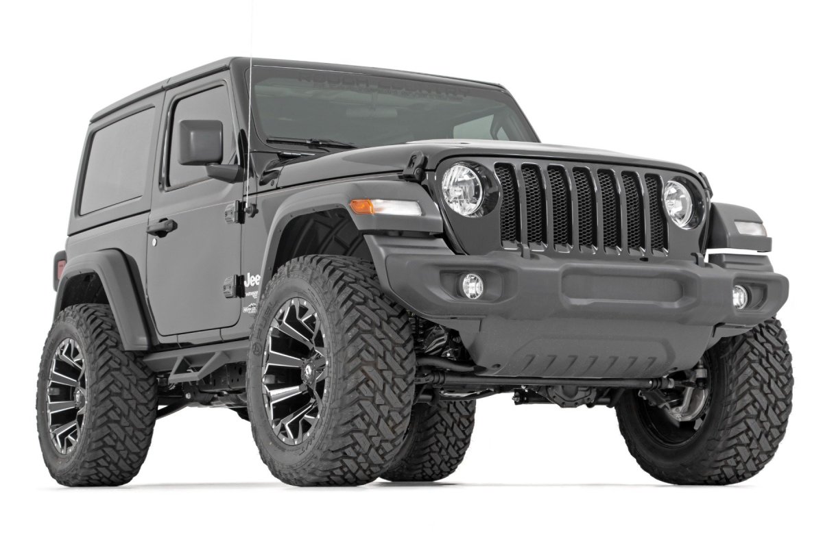 Jeep Wrangler JL Unlimited Suspension Lift Kit - Front + Rear - Rough Country - 2.5 Inch Lift 